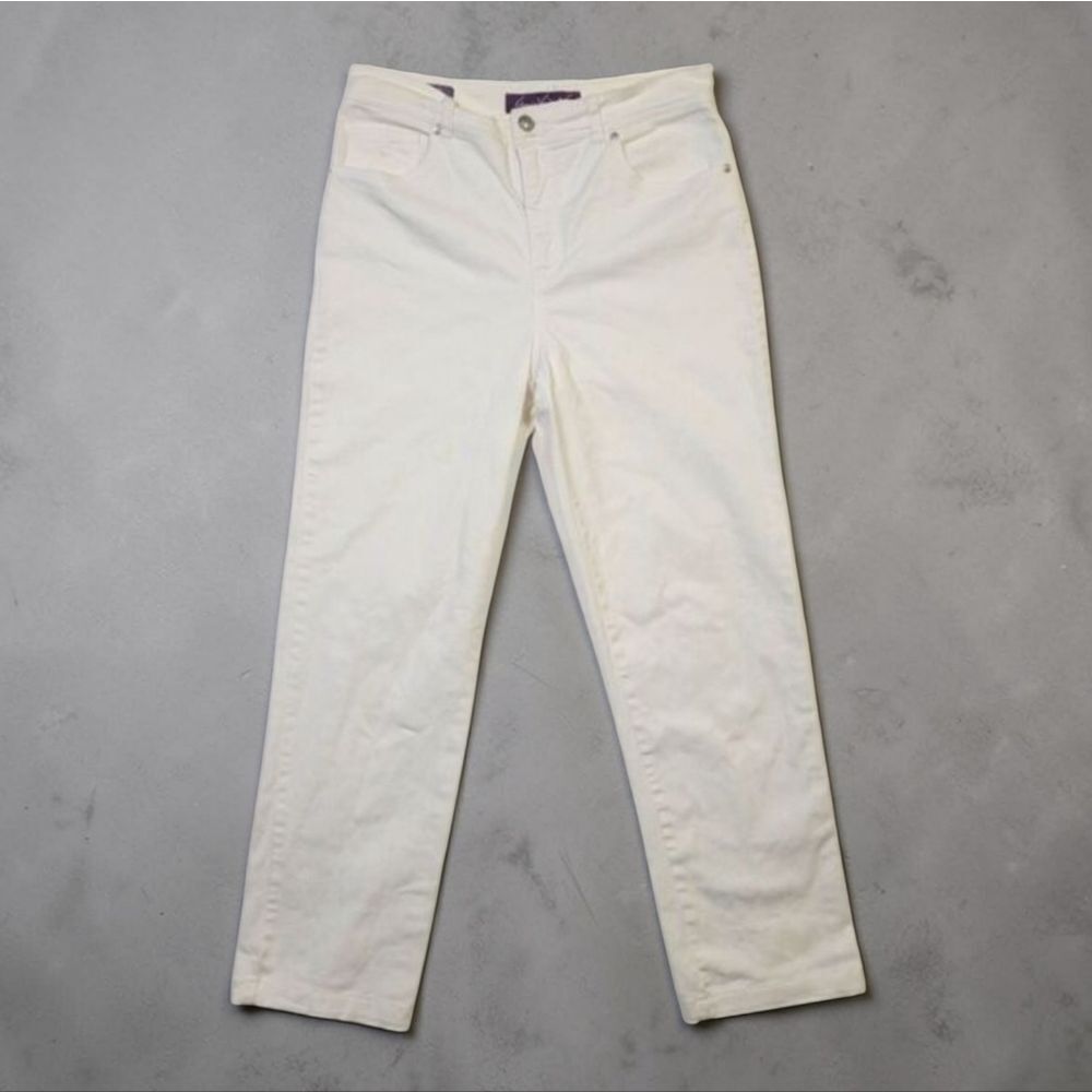 Gloria Vanderbilt White Denim Jeans
